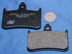 FA187 Standard brake pads new