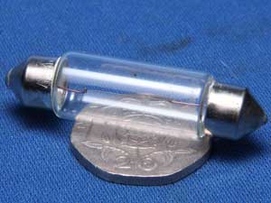 light bulb festoon 12 volt 5 watt 41mm long