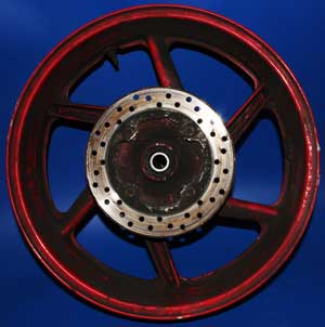 Rear wheel Honda CBR600 R Reg used
