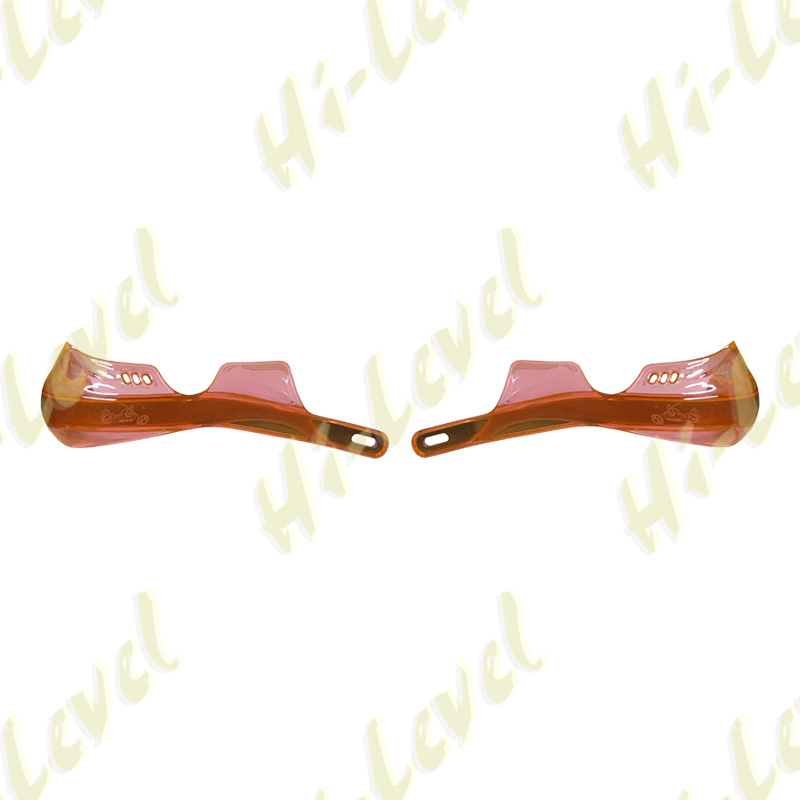 Hand Guards Wrap Round with Alloy Inserts Orange New Design