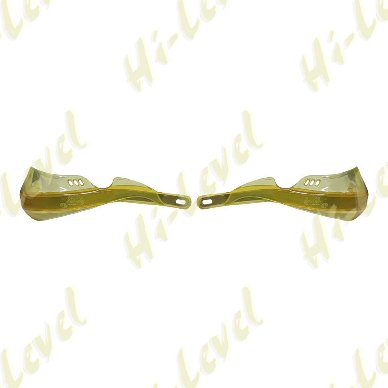 Hand Guards Wrap Round with Alloy Inserts Yellow New Design