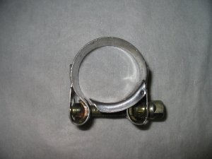 Exhaust clamp 37-40mm stainless