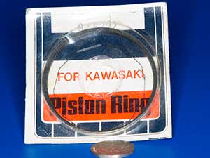 Piston ring set Kawasaki AR125 KH125 0.5mm oversize 946322