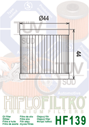HF139 Hiflo oil filter new