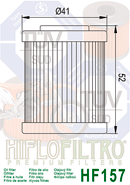 HF157 oil filter for Betamotor,KTM & polaris ATV
