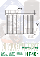 HF401 Hiflo oil filter new
