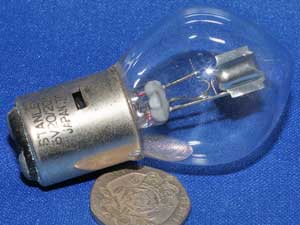 Headlight / Headlamp bulb 6 volt 20watt 20watt type BA20D 392