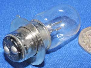 Headlight / Headlamp bulb 6 volt 18watt 18watt type P15D