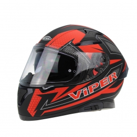 VIPER RSV95 Full-Face Motorbike Helmet SPIRIT RED LARGE new