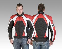 Stinger motorcycle jacket Red Extra Large