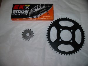 Chain and sprocket kit New Hyosung XRX125