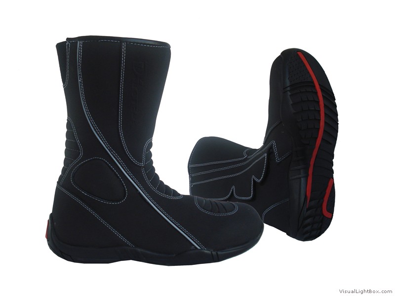 Diora Delta Matt black leather motorcycle boots uk size8