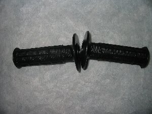 Handlebar grips twistgrip rubbers black