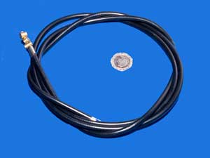 Throttle cable universal in black WWCBK034