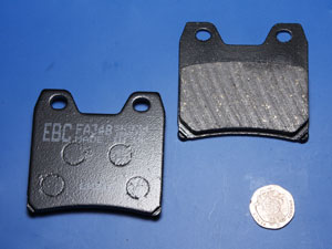 GOLDfren brake pads same shape as EBC FA348 new