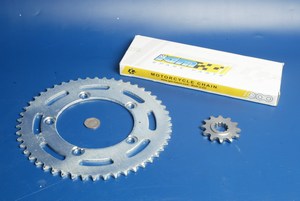 Chain and sprocket kit Aprilia RX 50 IGM 2400-0099 new