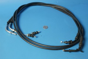 Throttle cables pair push and pull Sym GTS 300 EFI new