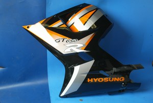 Side panel cowling left hand Hyosung GT650R 94433HPW310CBK
