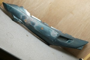 Yamaha 900 Diversion Right side panel Green repaired