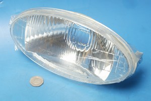 Headlight universal oval New for 12Volt 35/35Wat bulb