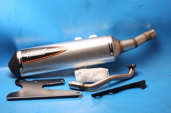 Exhaust system complete Sym Symply125 by Technigas TSLS27