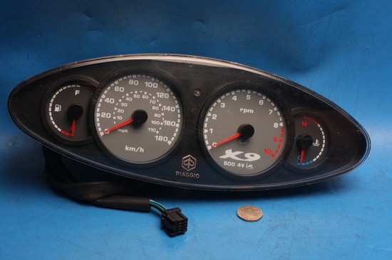 clocks/instruments used for PiaggioX9 500cc
