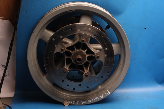 front wheel with discs used for Piaggio X9 500cc