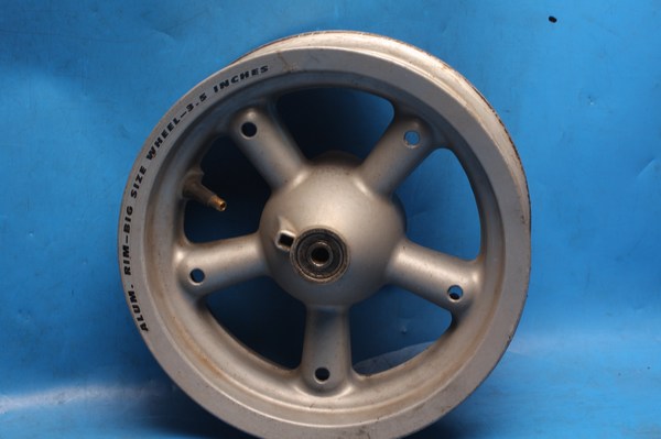 Front wheel used for Aprilia rally50
