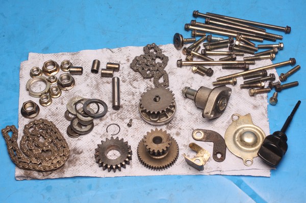 Assorted engine and gearbox parts Lexmoto Gladiator used