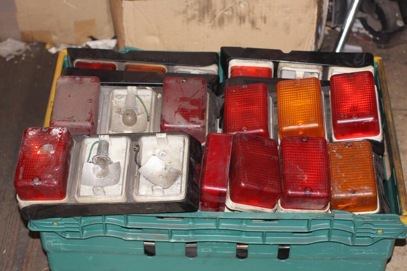 Rear lights assorted Norton used - Click Image to Close
