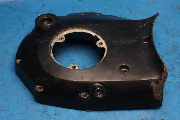 Gearbox outer cover left hand black Norton 69-0504 used - Click Image to Close