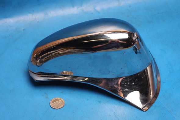 Petrol tank cover chrome left hand Keeway Superlight 125 used - Click Image to Close