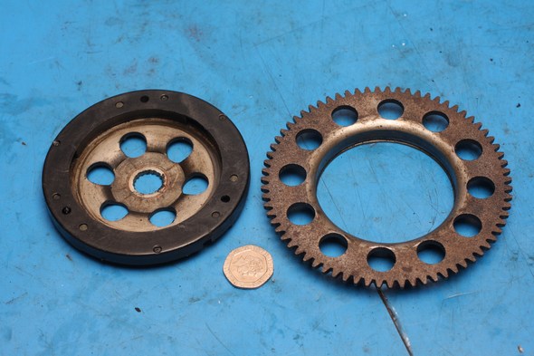 Starter clutch assembly Aprilia Rally 50 used - Click Image to Close