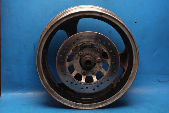 Wheel front with brake disc Lexmoto Gladiator 125 used - Click Image to Close