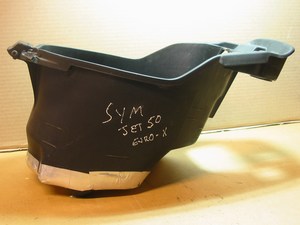 Under seat tray / helmet holder