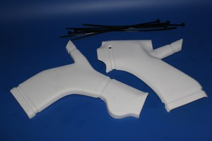 Frame protectors Honda CR in white PS8769