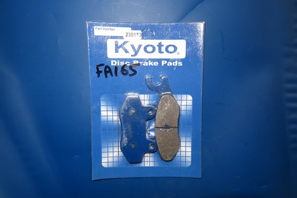 Front brake pads same shape as EBC FA165 - Kyoto