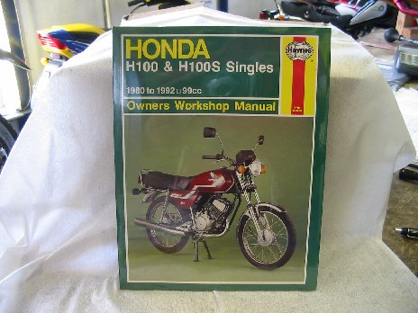 Honda H100 workshop manual Haynes 0734
