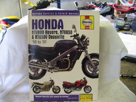 Honda NTV 600 650 Revere Deauville workshop manual