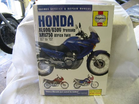 Honda XL 600 650 Transalp XRV750 Africa twin wshop manual 3919