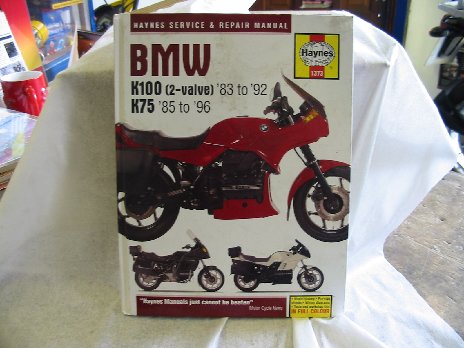 BMW K 75 K 100 workshop manual Book No1373