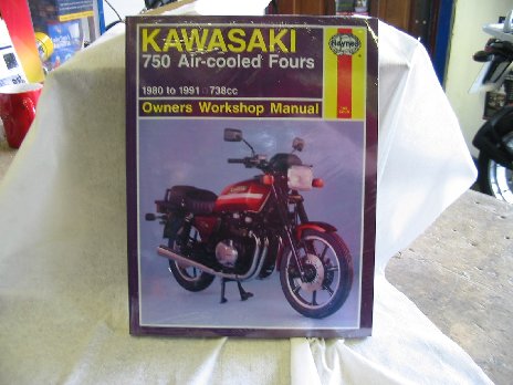 Kawasaki 750 Air cooled fours workshop manual 0574