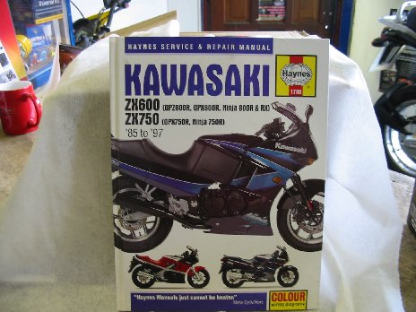 Kawasaki GPZ GPX 600R GPZ 750R workshop manual 1780