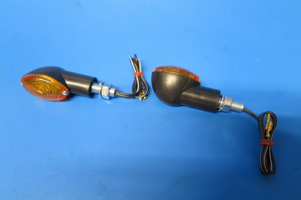 Indicators Cateye mini short stem with amber lens WE35022