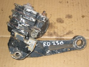 Caliper rear brake complete with mount bracket