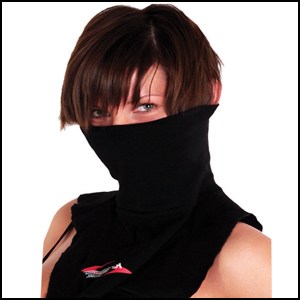 Neck warmer black RS performance - Click Image to Close