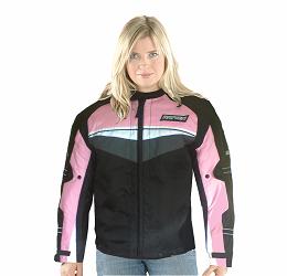 Mirage Ladies Textile Jacket Pink Large