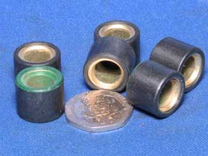 Variator rollers 15 by 12 6.5 g set of 6