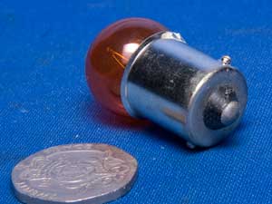 light bulb amber 12 volt 10 watt new
