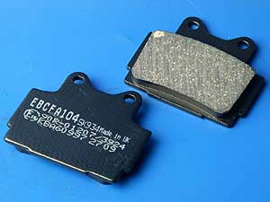 FA104 standard EBC brake pads new